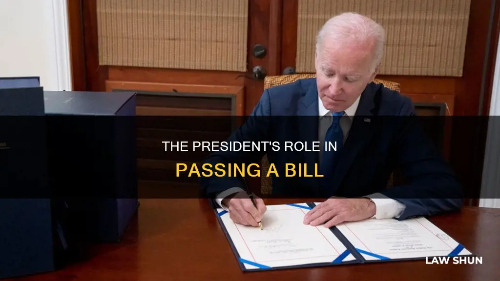 how a bill becomes a law president