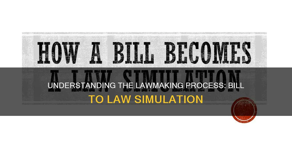 how a bill becomes a law simulation