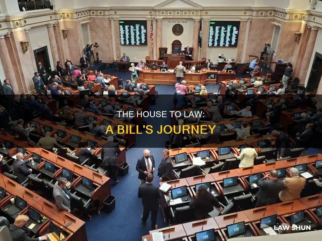 how a bill becomes a law starting in the house