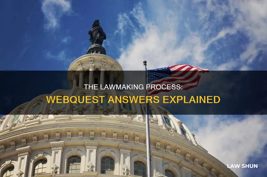 how a bill becomes a law webquest answer key