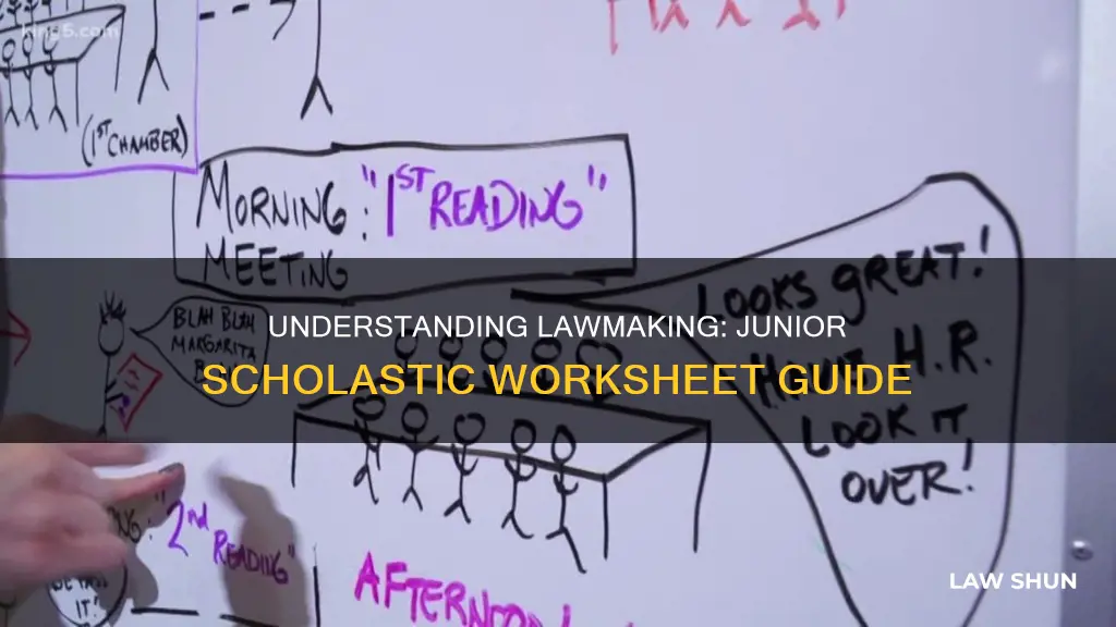 how a bill becomes a law worksheet junior scholastic