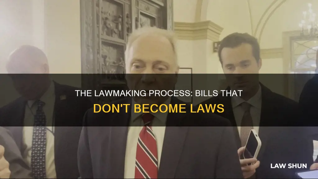 how a bill does not become a law