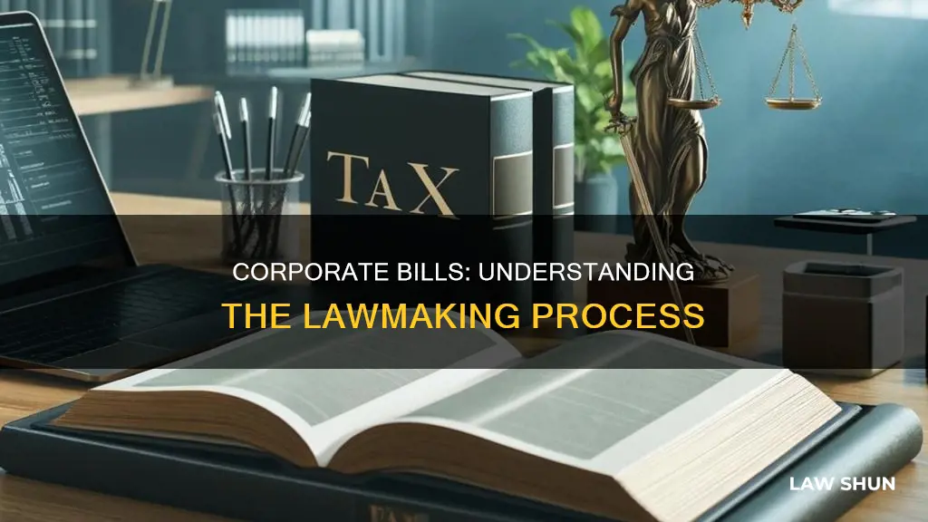 how a corporate bill becomes a law