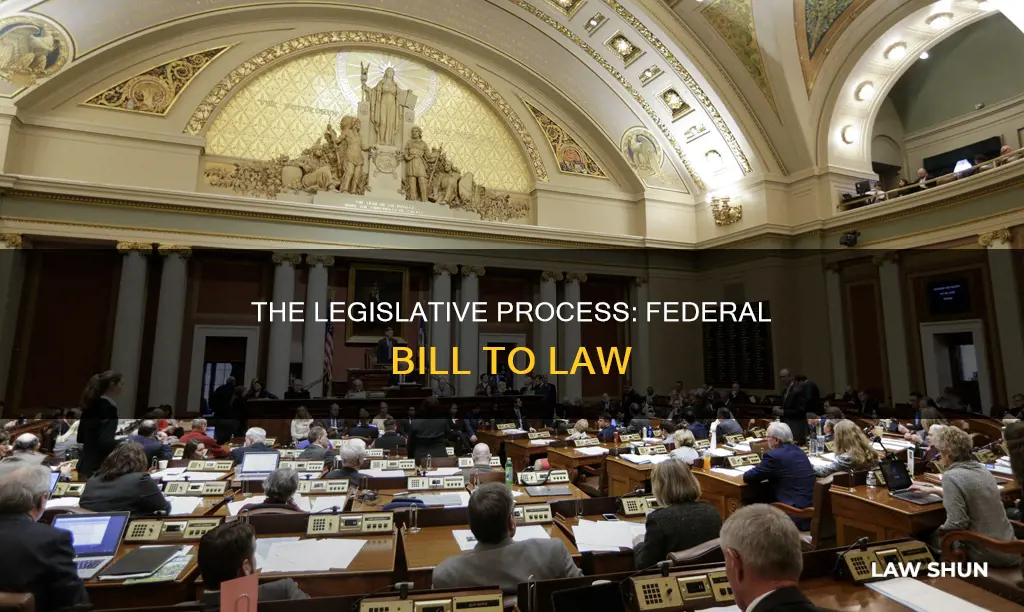 how a federal bill becomes a law