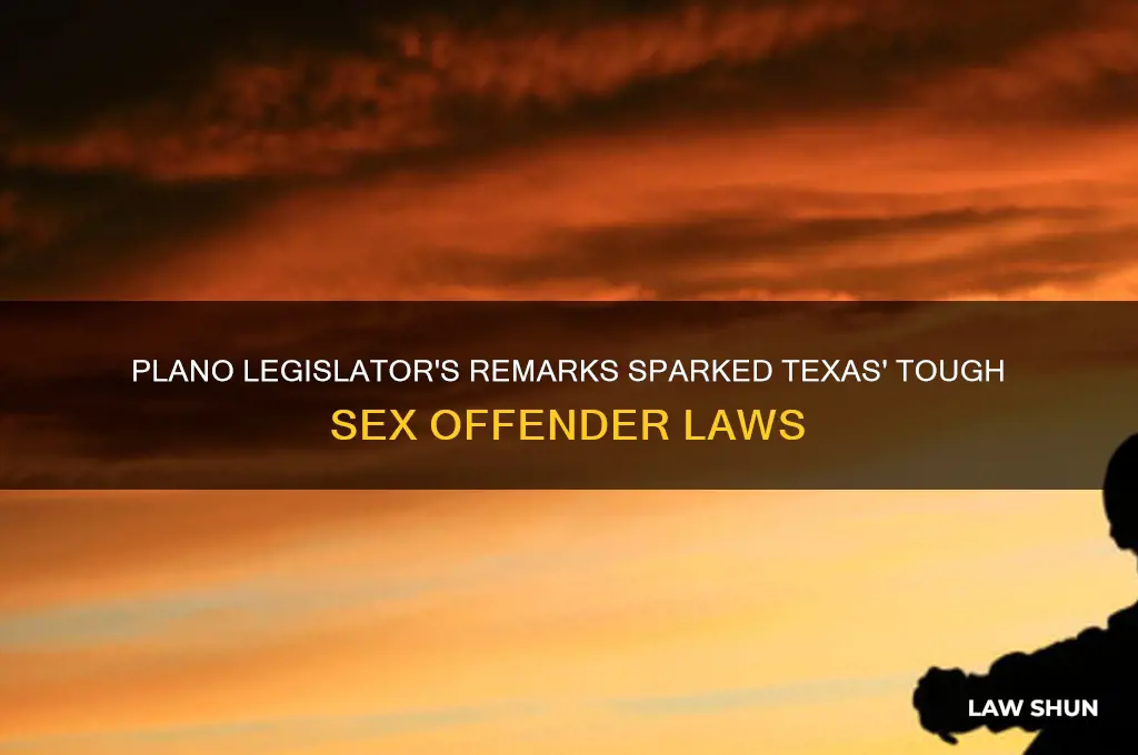how a plano legislators remarks bred strict sex offender laws