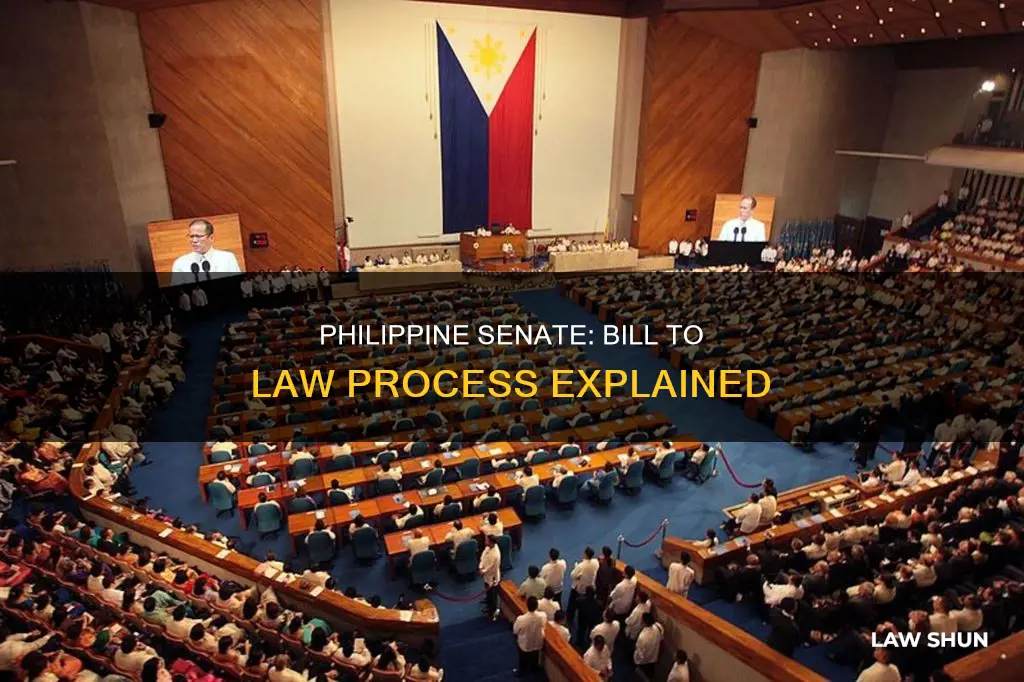 how a senate bill becomes a law in the philippines