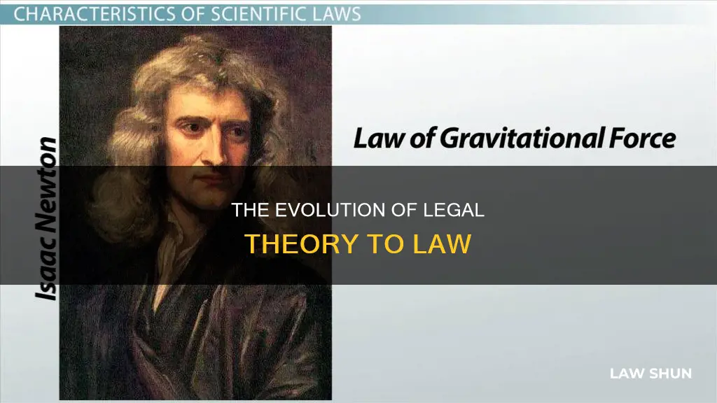 how a theory becomes a law