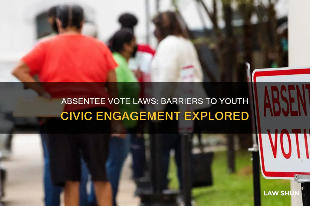 how absentee vote laws suppress youth vote