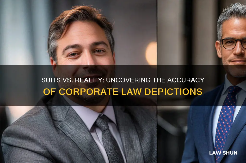 how accurate is suits corporate law