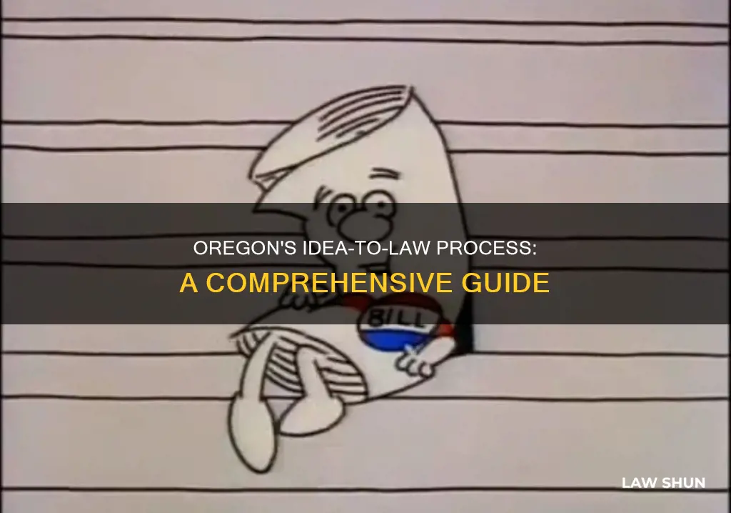 how an idea becomes a law oregon