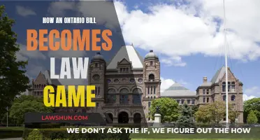 The Law Game: How Ontario Bills Become Laws