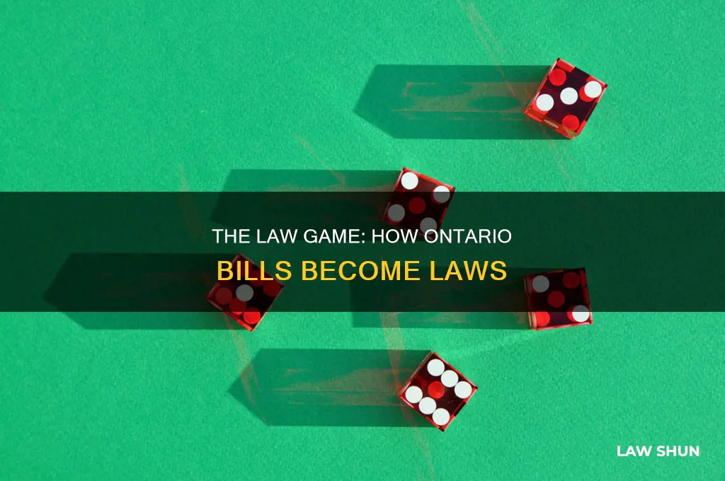 how an ontario bill becomes law game