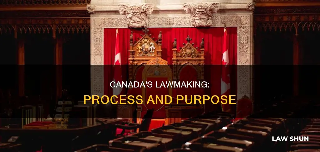 how and why do we make laws in canada