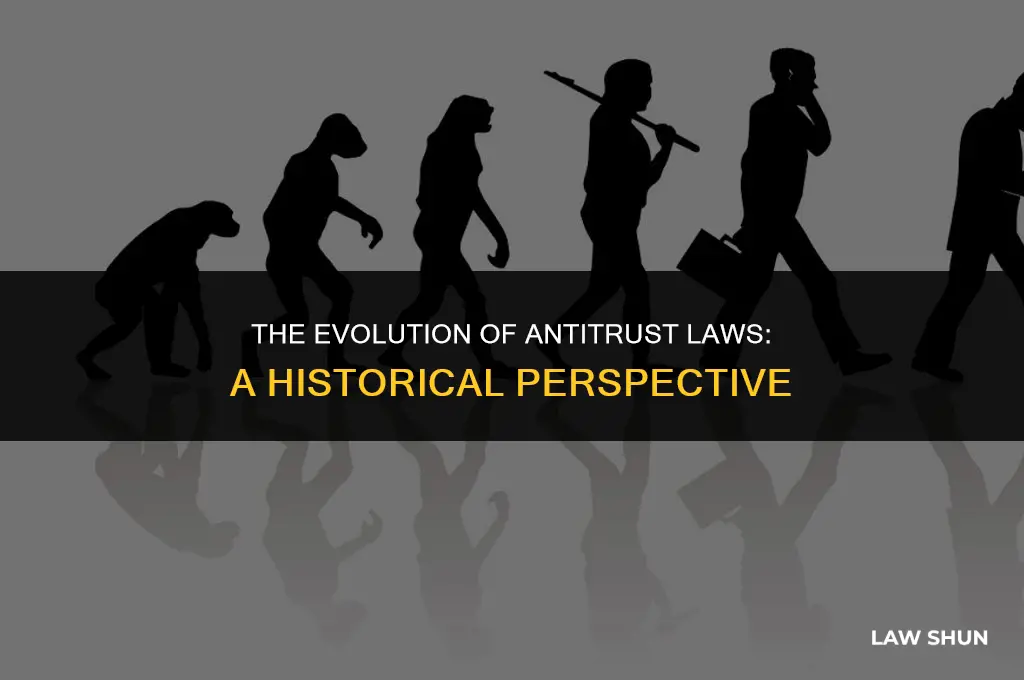 how antitrust laws came to be