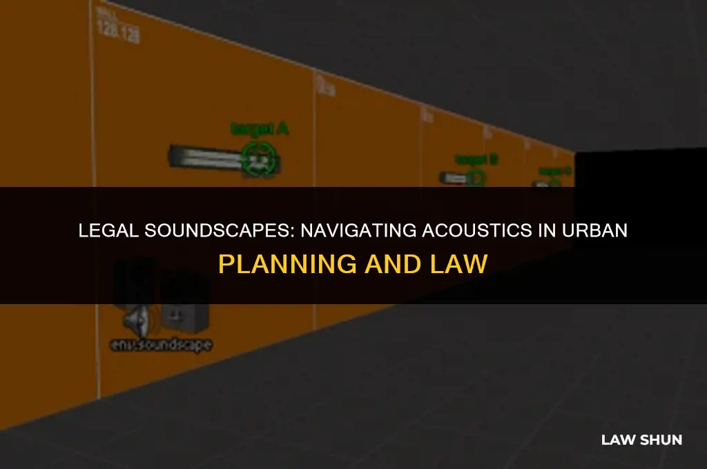 how are acoustics addressed by law