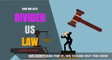 Understanding the Division of Acts in U.S. Law: A Comprehensive Guide