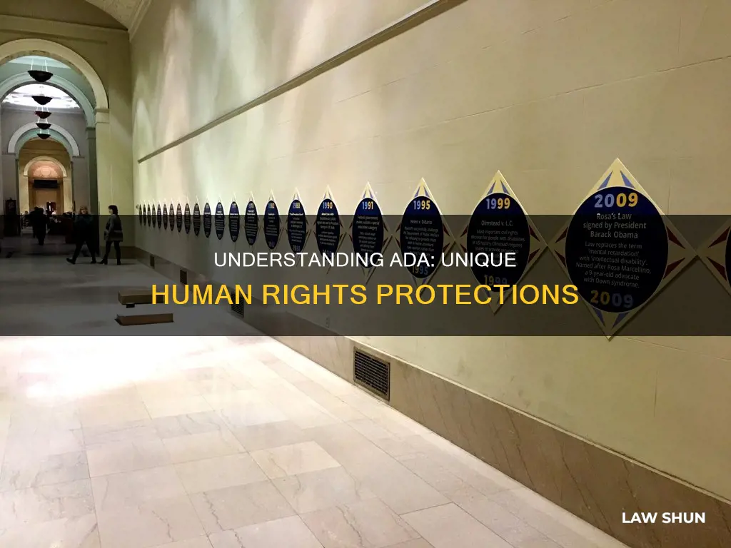 how are ada laws different from other human rights laws