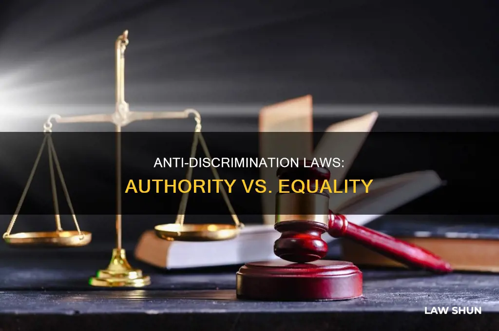 how are anti discrimination laws not an appeal to authority