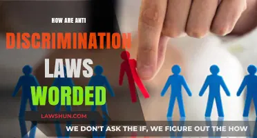 Anti-Discrimination Laws: Understanding Precise Wording