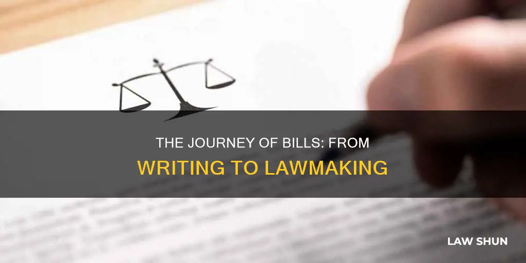 how are bills written before they become law