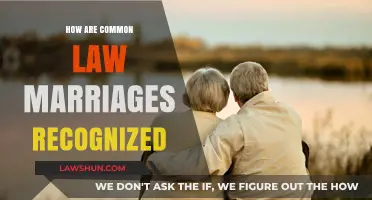 Understanding Common Law Marriages: Recognition and Legal Status