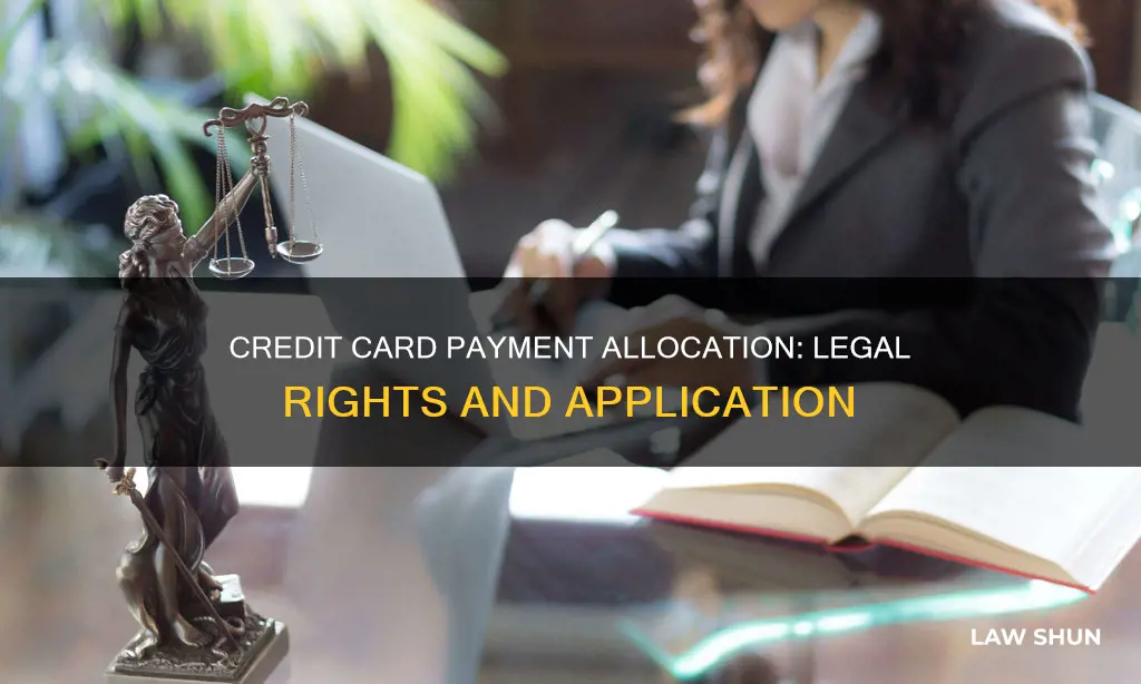 how are credit card payments applied according to law