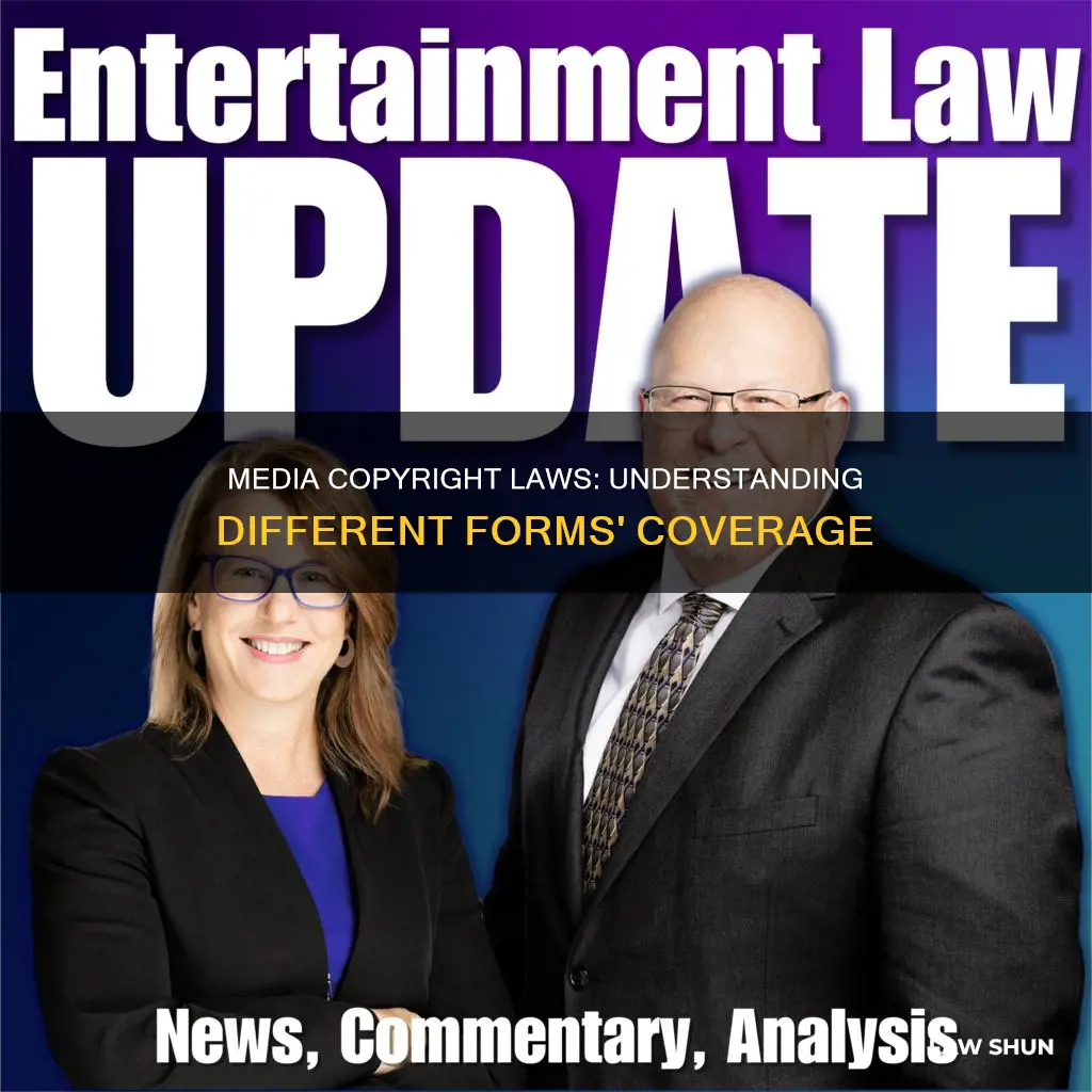how are different forms of media covered by copyright laws