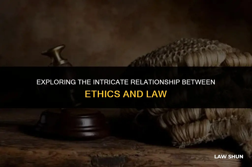how are ethics and law interrelated