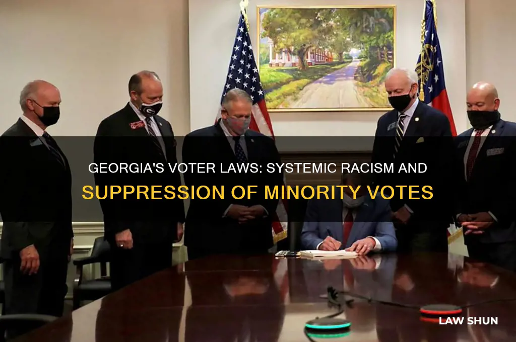 how are georgia voter laws racist
