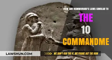 Hammurabi's Code and the 10 Commandments: Striking Similarities Explored