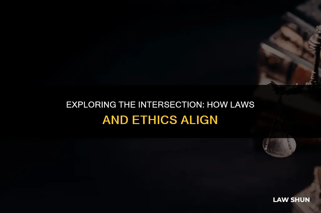 how are laws and ethics similar