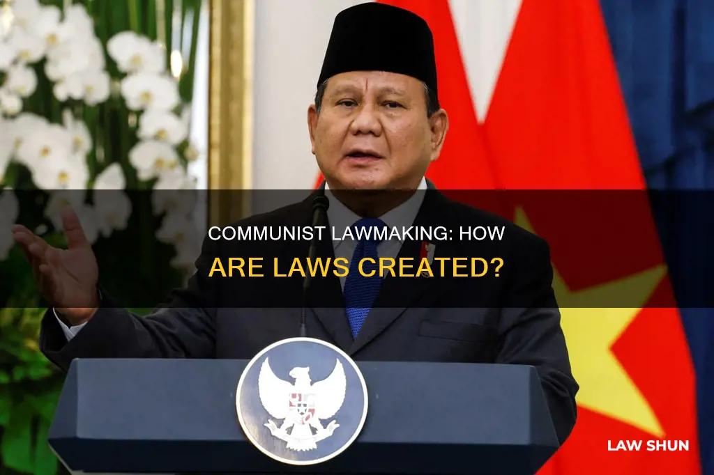 how are laws created in a communist government