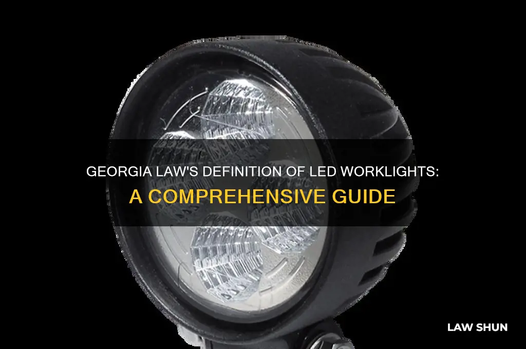 how are led worklights defined by georgia law