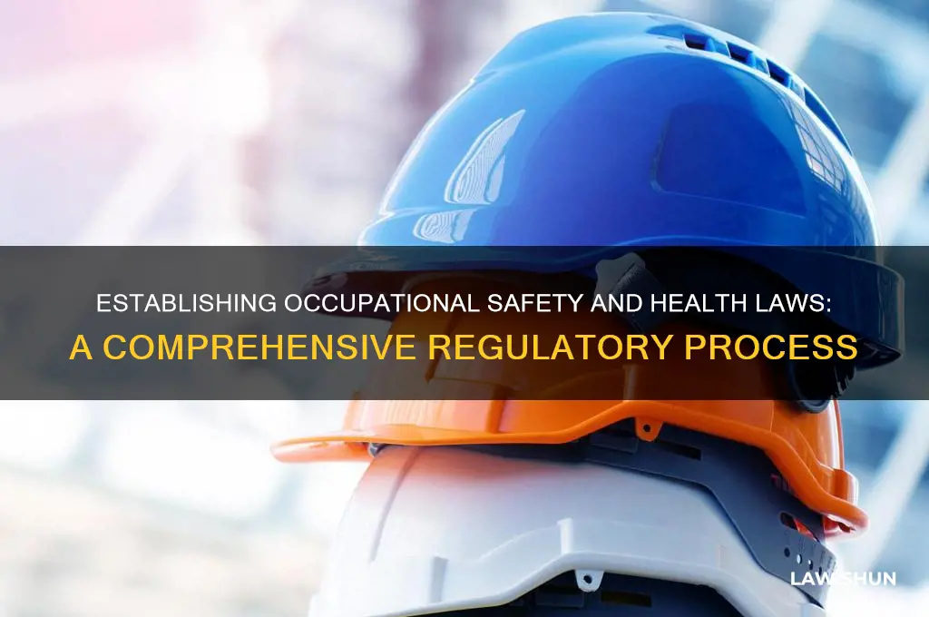 how are occupational safety and health laws and regulations established