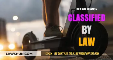 Navigating the Legal Landscape: How Segways Are Classified by Law
