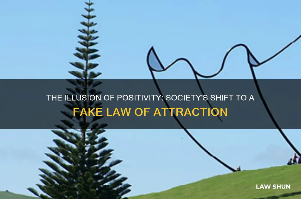 how are society is transitioning into fake law of attraction