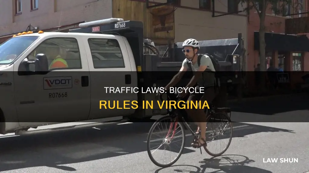 how are traffic laws applied to bicycles in virginia