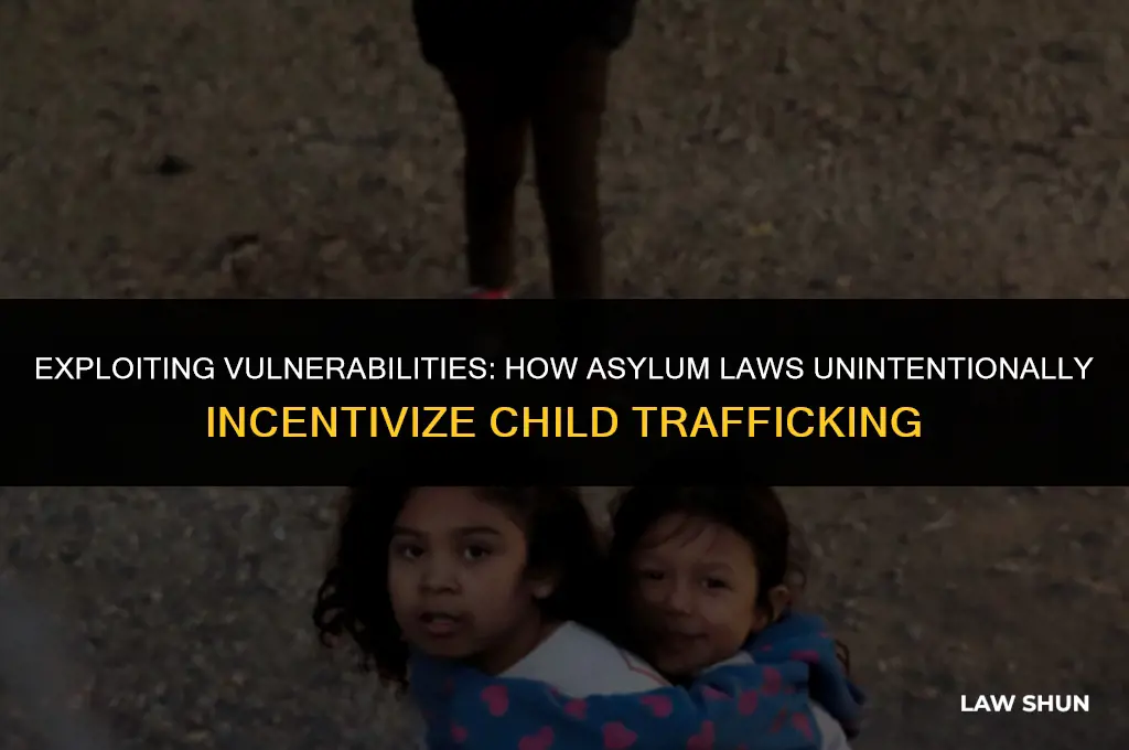 how assylum laws incetive children tarfking