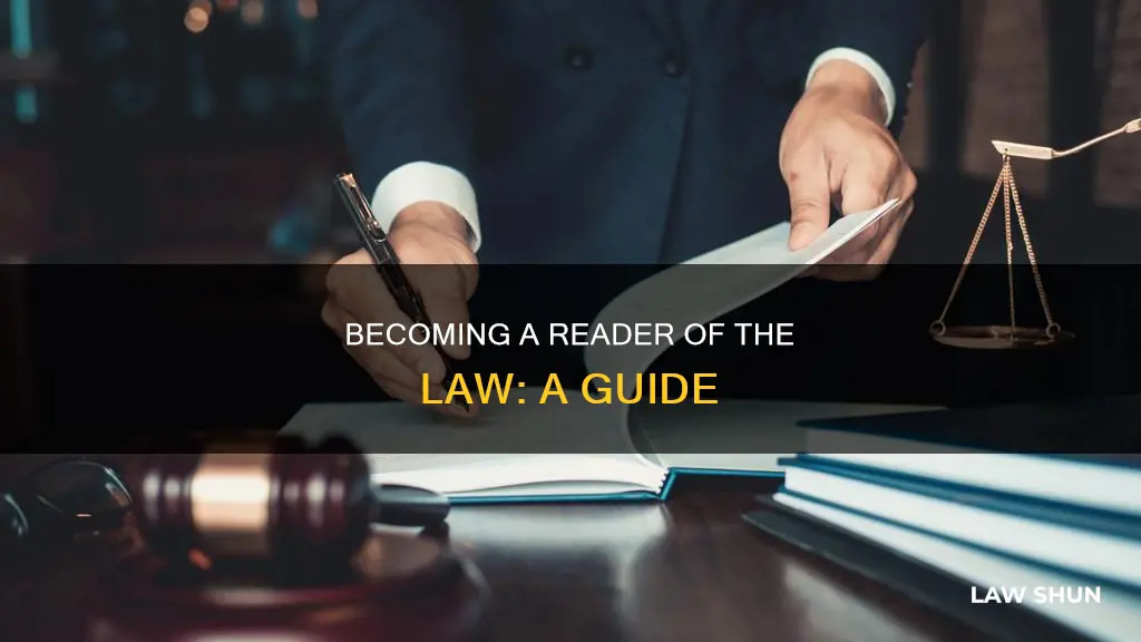 how become reader of the law