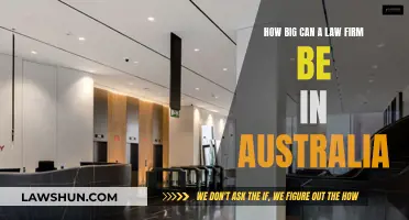 Law Firm Size Limits in Australia: How Big?