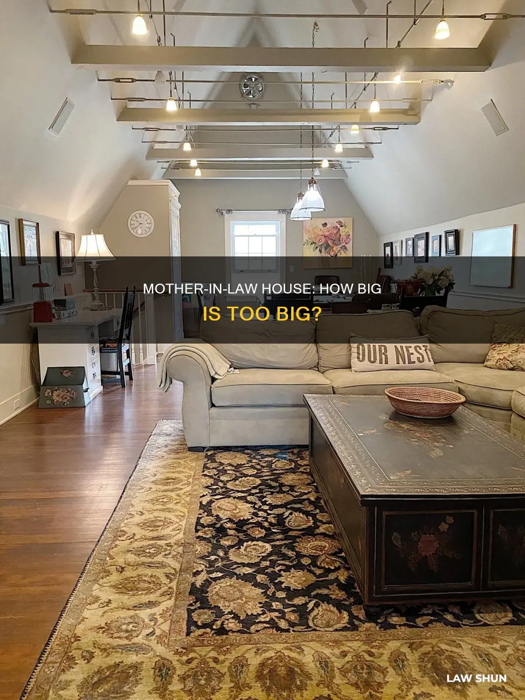 how big can a mother in law house be