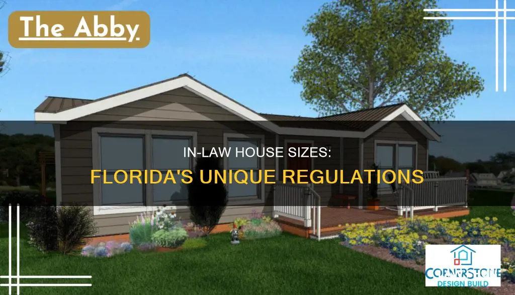 how big can an in-law house be in florida