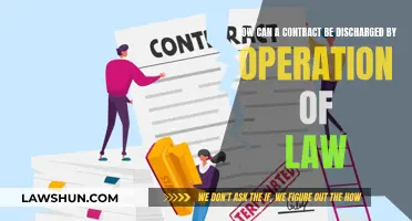 Contract Discharge: Operation of Law Explained