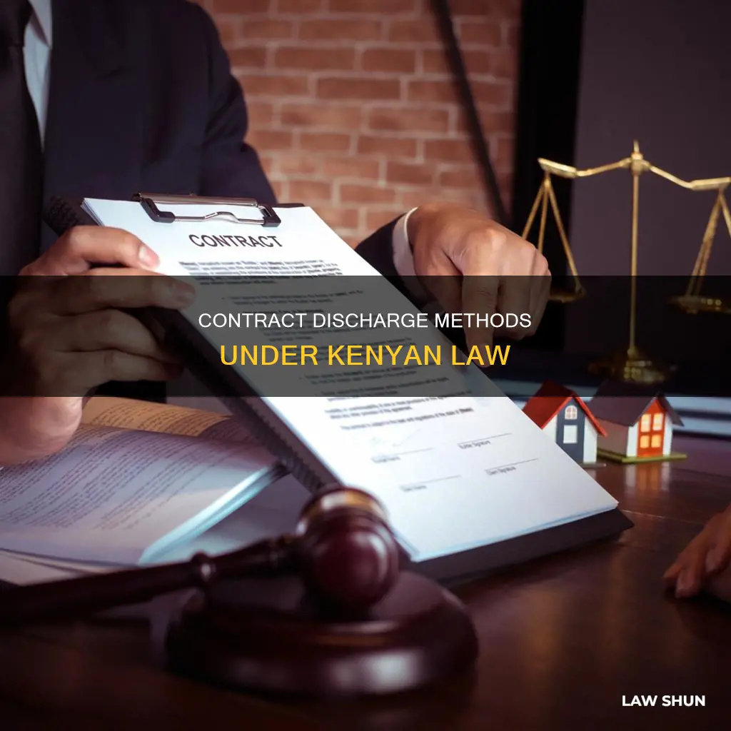 how can a contract be discharged in kenya law