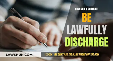 Contract Discharge: Lawful Ways to End Agreements