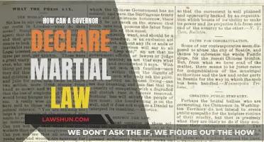 Martial Law: When Governors Wield Ultimate Power