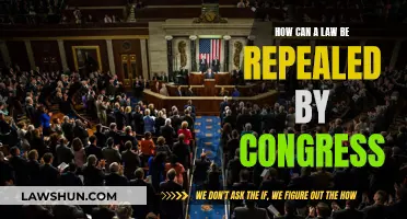 The Process of Repealing Laws by Congress