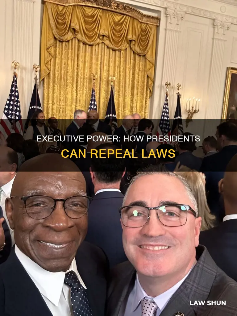 how can a president repeal law