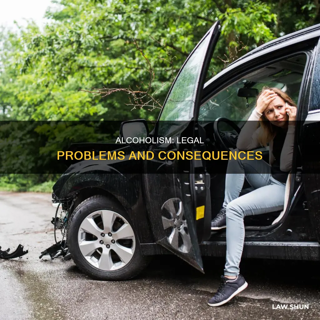 how can alcoholism cause problems with the law