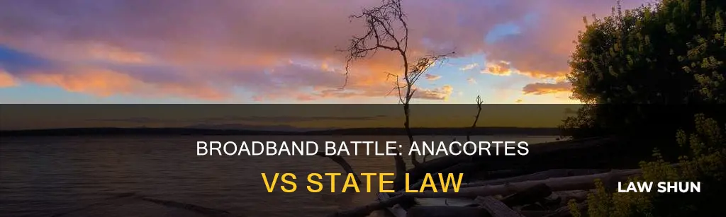 how can anacortes sell broadband state law